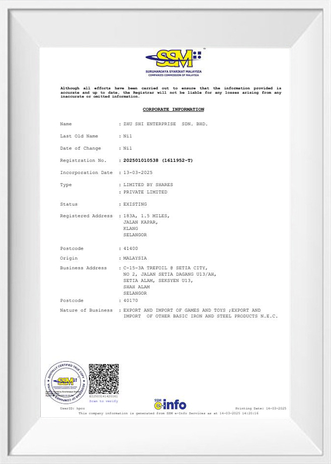 Malaysian Business License