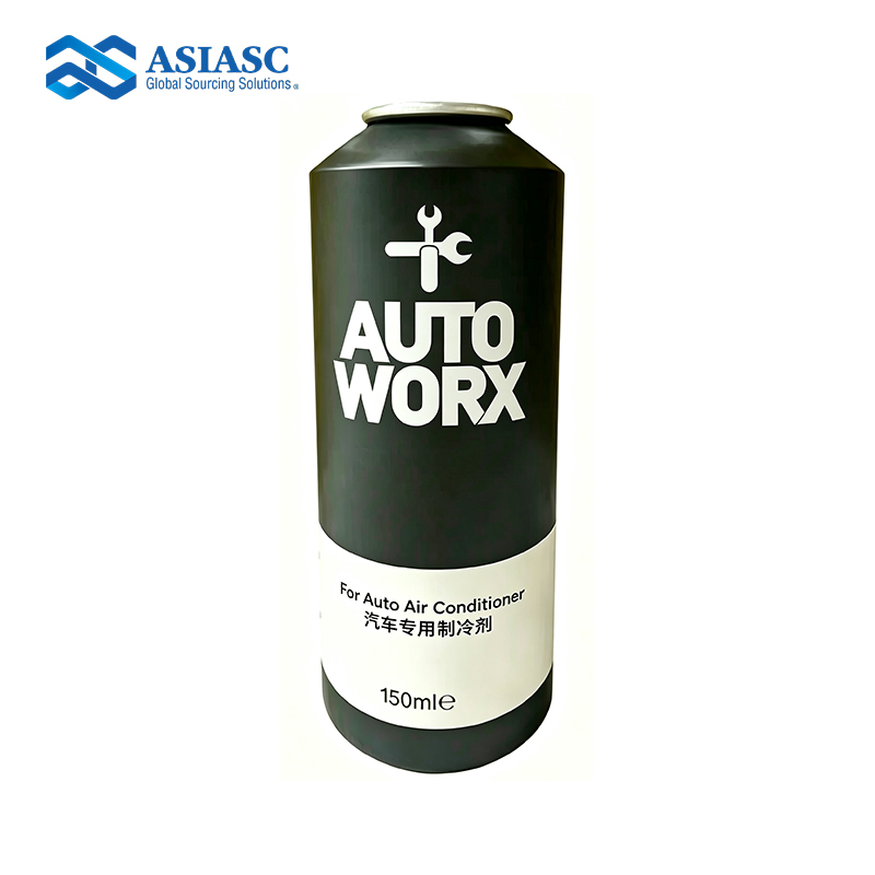 MD260526 Aluminum Empty A/C Refrigerant Can -Wide Spire Top (53x120mm)