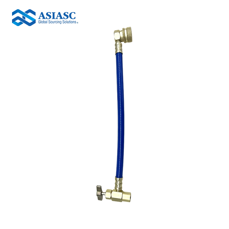 MD2922 Automotive A/C R134a Charging Hose with Shut-Off Valve – Refrigerant Charge Hose