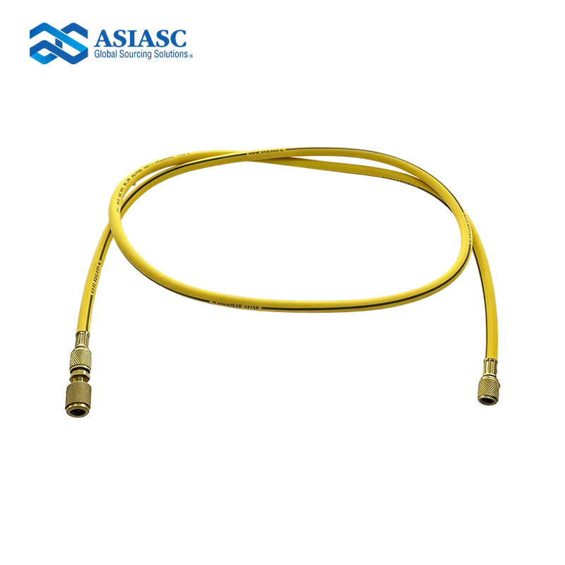 MD2925 R134a A/C Charging Hose – Yellow High-Pressure Refrigerant Charge Line