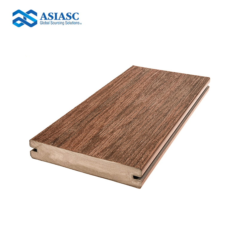 MD020201 Grooved PVC Solid Outdoor Flooring 