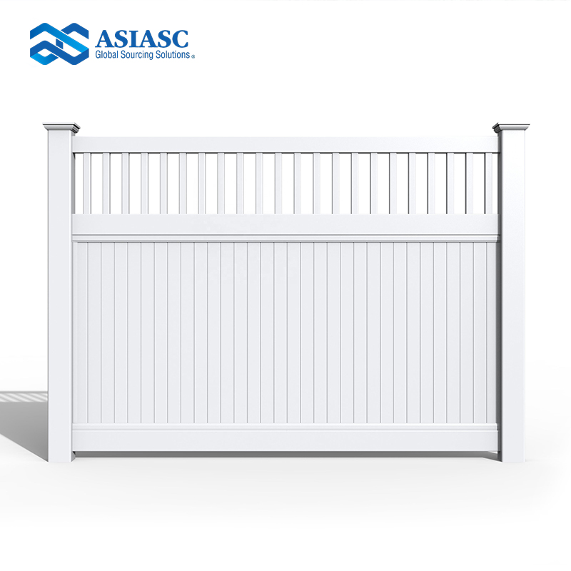 MD050103 Full Privacy PVC Fence Panel for Residential Garden