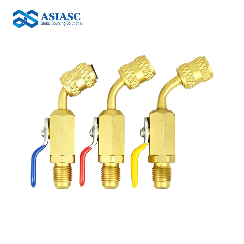 MD3330 Ball Valve for Refrigerant Hose – Brass Ball Valve Switch for Refrigerant Hoses