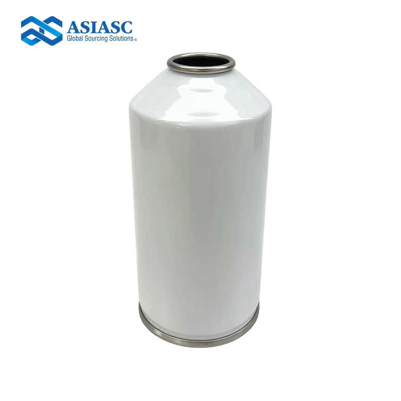 MD260502 Empty A/C Refrigerant Can – Slim Spire Short (66x138mm)