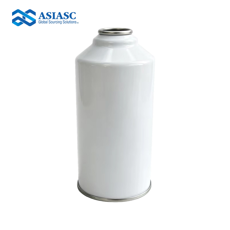 MD260508 Empty A/C Refrigerant Can – Wide Three-Step Short (73x122mm)