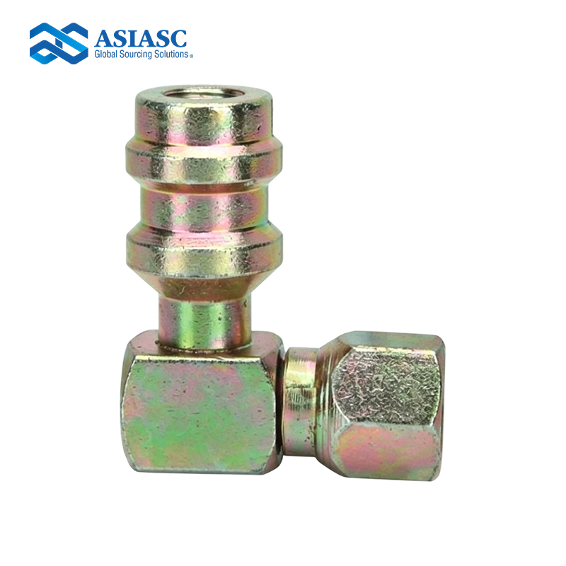 MD3321 High Pressure Quick Connect Coupler (Steel)High Side 90 Degree