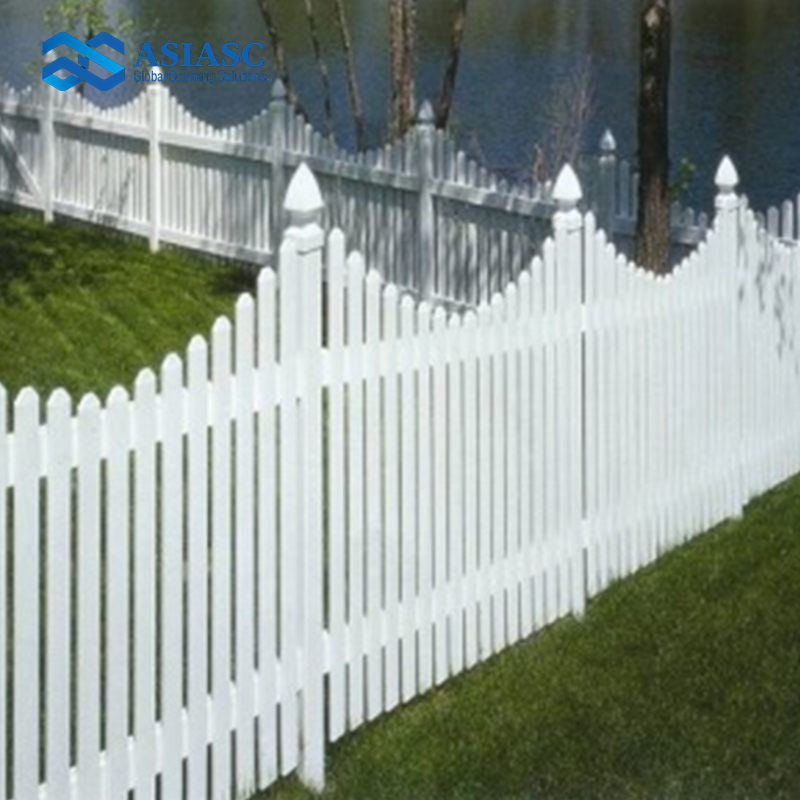 MD050311 UV Resistant PVC Picket Fence