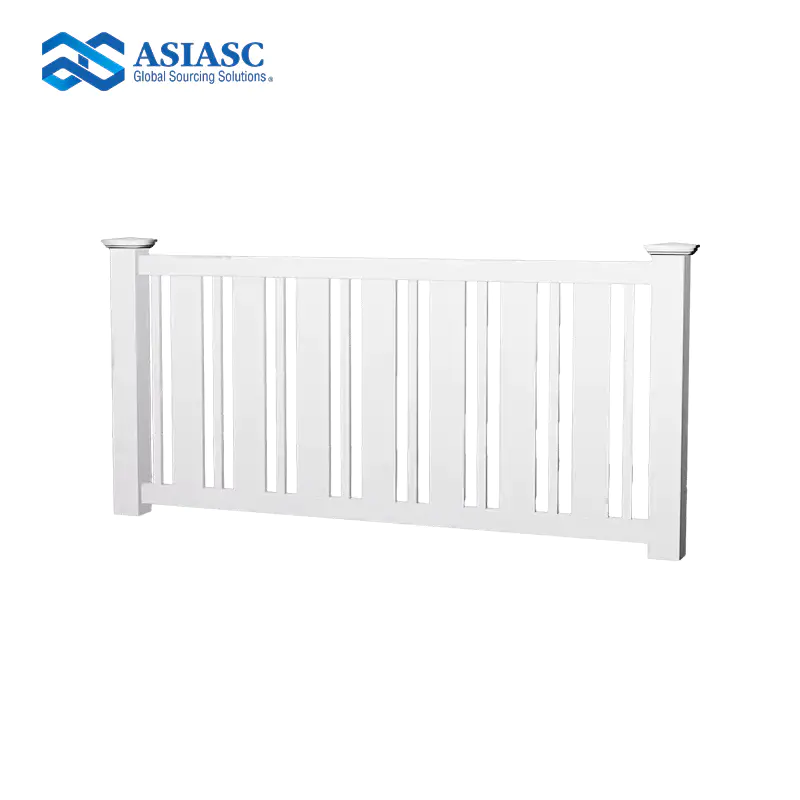 MD050404 White PVC Pool Fence