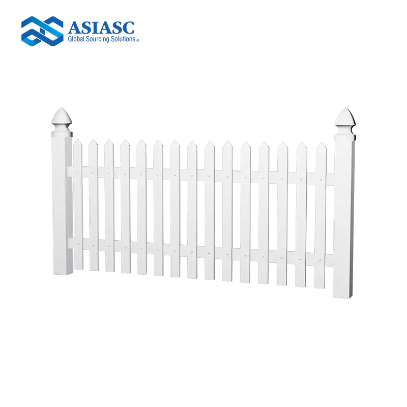 MD050308 Decorative PVC Picket Fence
