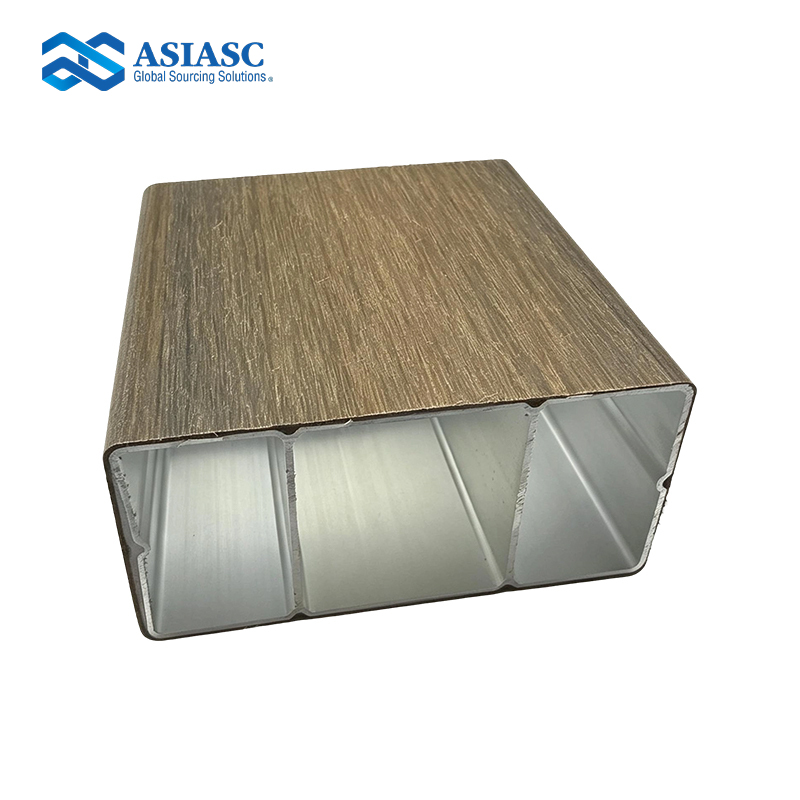 MD041013 WPC Aluminum Square Composite Tube Facade Cladding