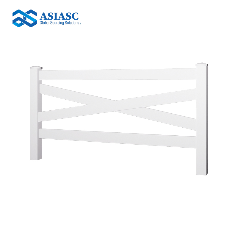 MD050204 Pvc Cross Horse Fence