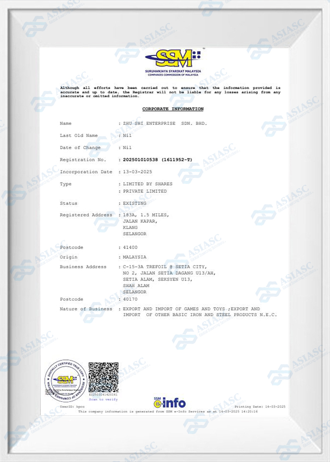 Malaysian Business License