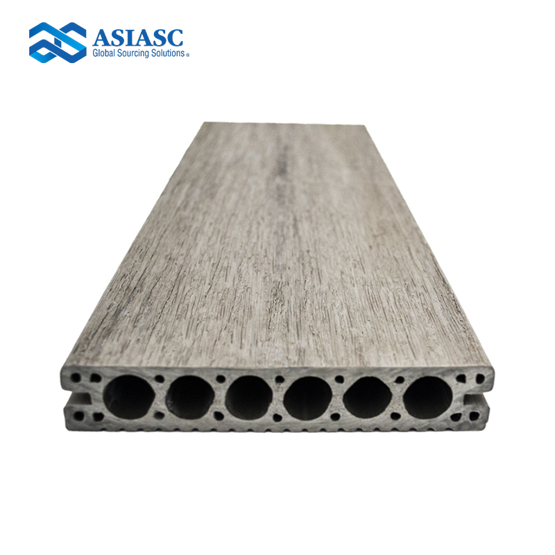 MD020302 V-Groove Hollow-Core PVC Outdoor Decking Boards